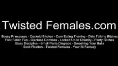 Redare Fantasy BDSM Rough BDSM: Femdom sexy în POV cu ținută specială