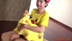 Play Asian Ladyboy Yoyo's Wild Pov Blowjob & Raw Ass Fucking